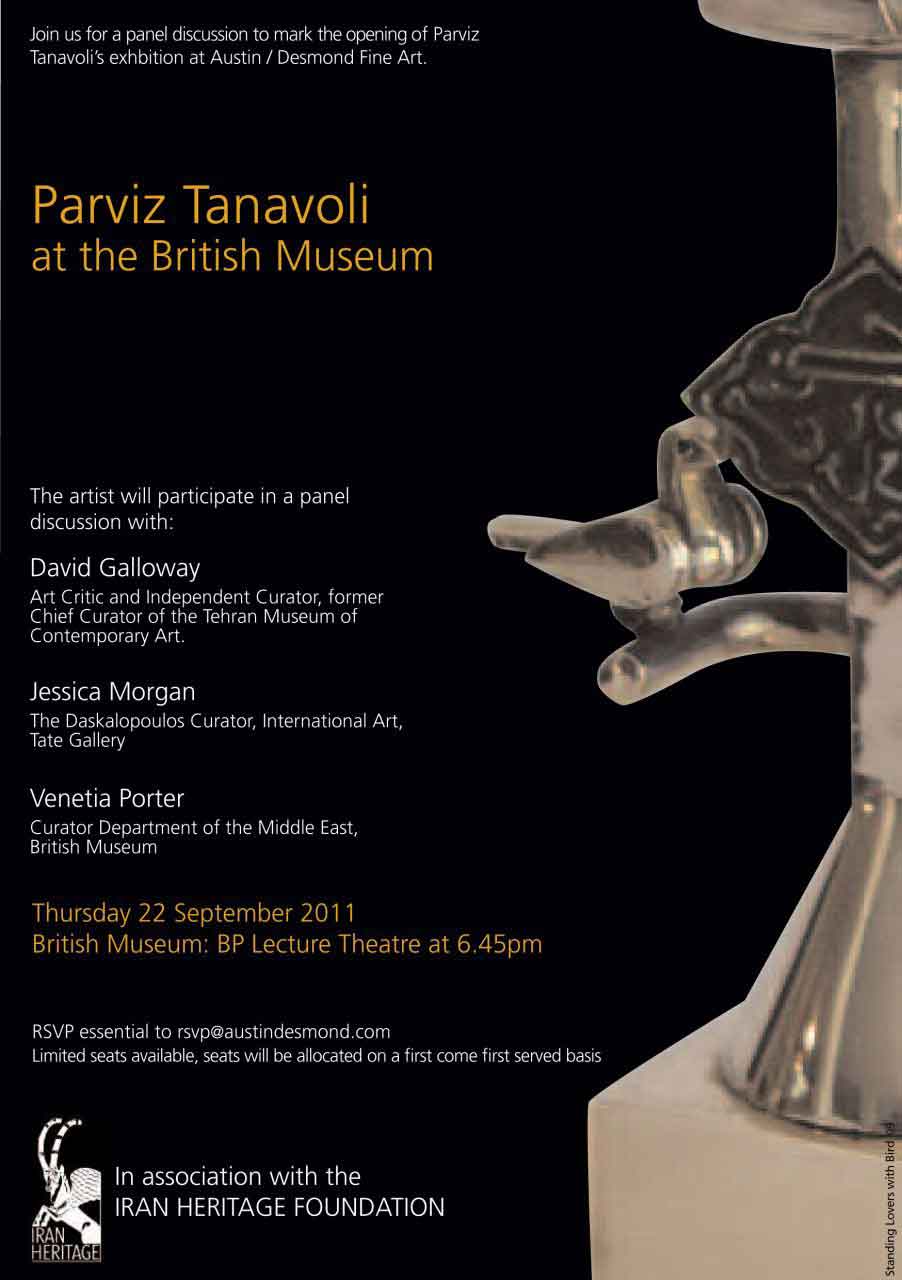 "Parviz Tanavoli at the British Museum"
