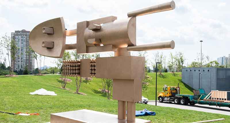"Parviz Tanavoli unveils his largest ever work at Toronto’s Aga Khan museum"